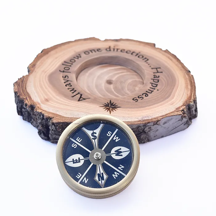 Wood Compass Holder