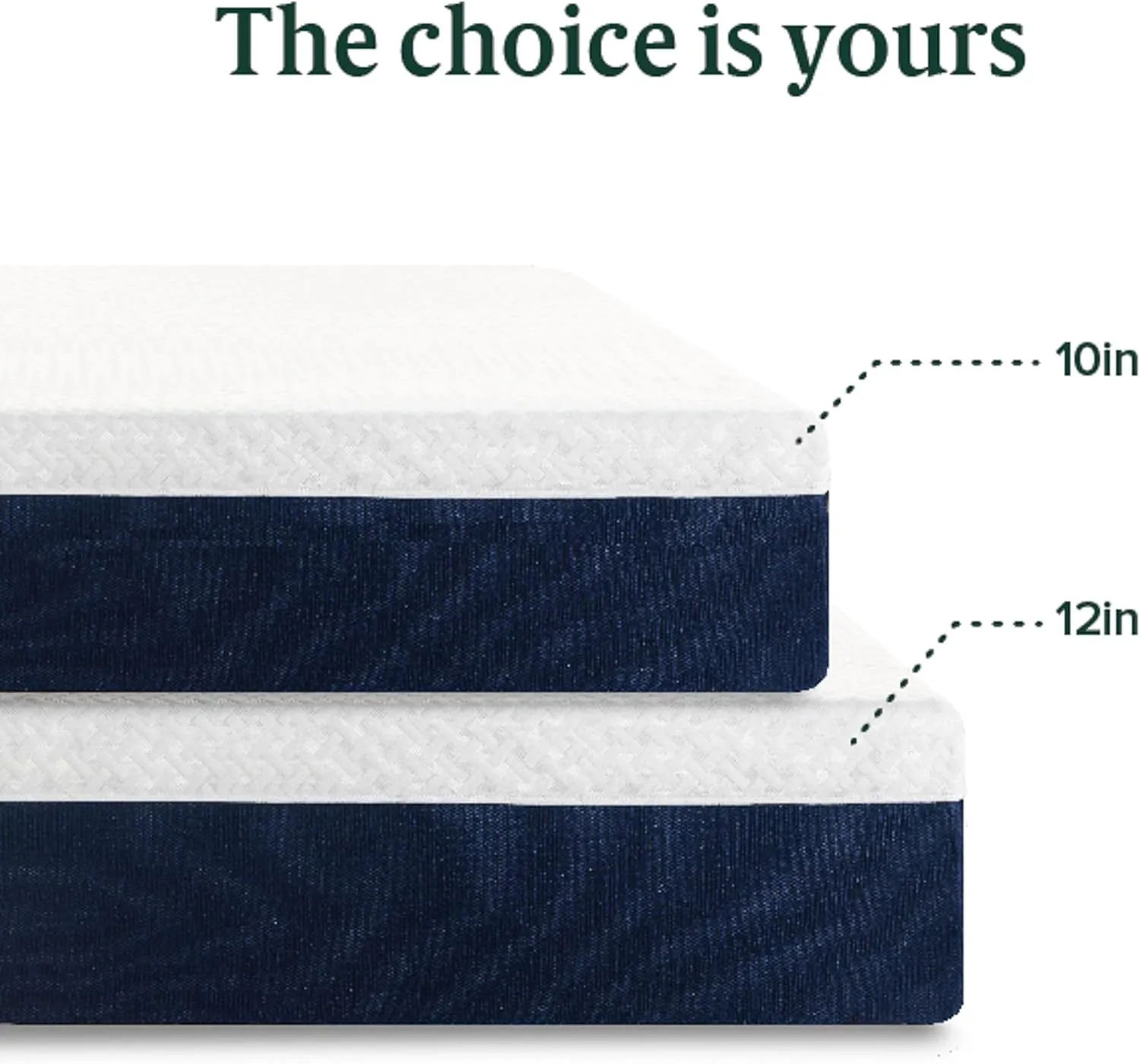 ZINUS 10 Inch Cooling Comfort Hybrid Mattress [New Version], Full, Fiberglass Free, Medium Firm Feel, Motion Isolation, Certified Safe Foams & Fabric, Mattress in A Box