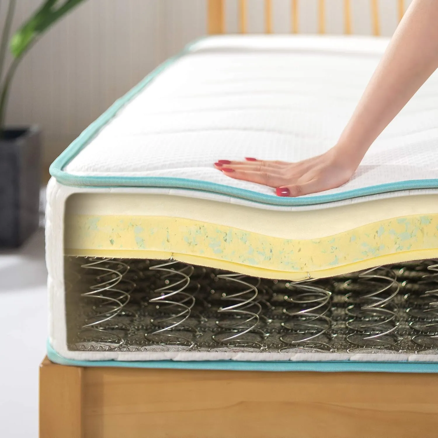 ZINUS 10 Inch Tight Top Spring Mattress, Full, Innerspring Mattress, CertiPUR-US Certified, Mattress in A Box