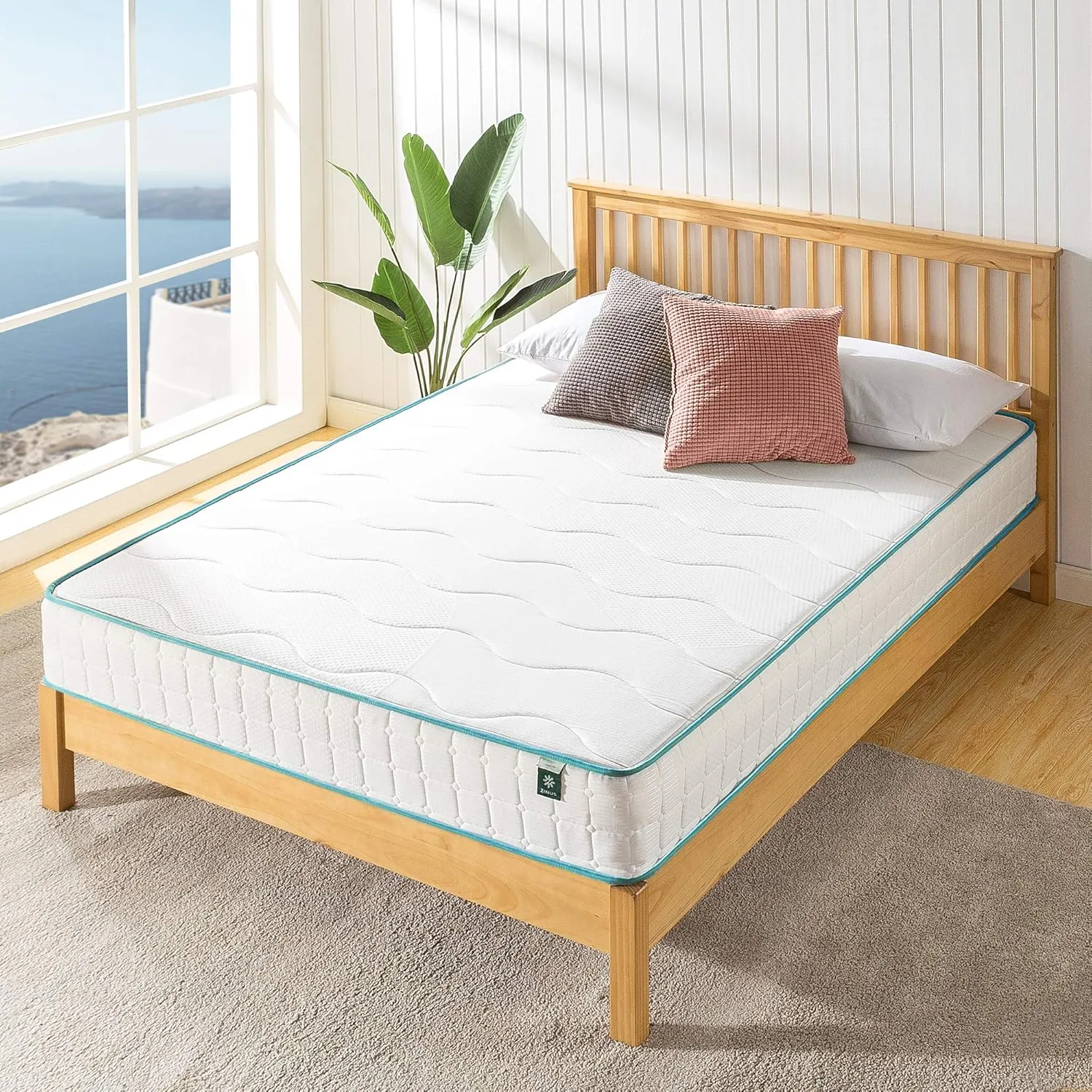 ZINUS 10 Inch Tight Top Spring Mattress, Full, Innerspring Mattress, CertiPUR-US Certified, Mattress in A Box