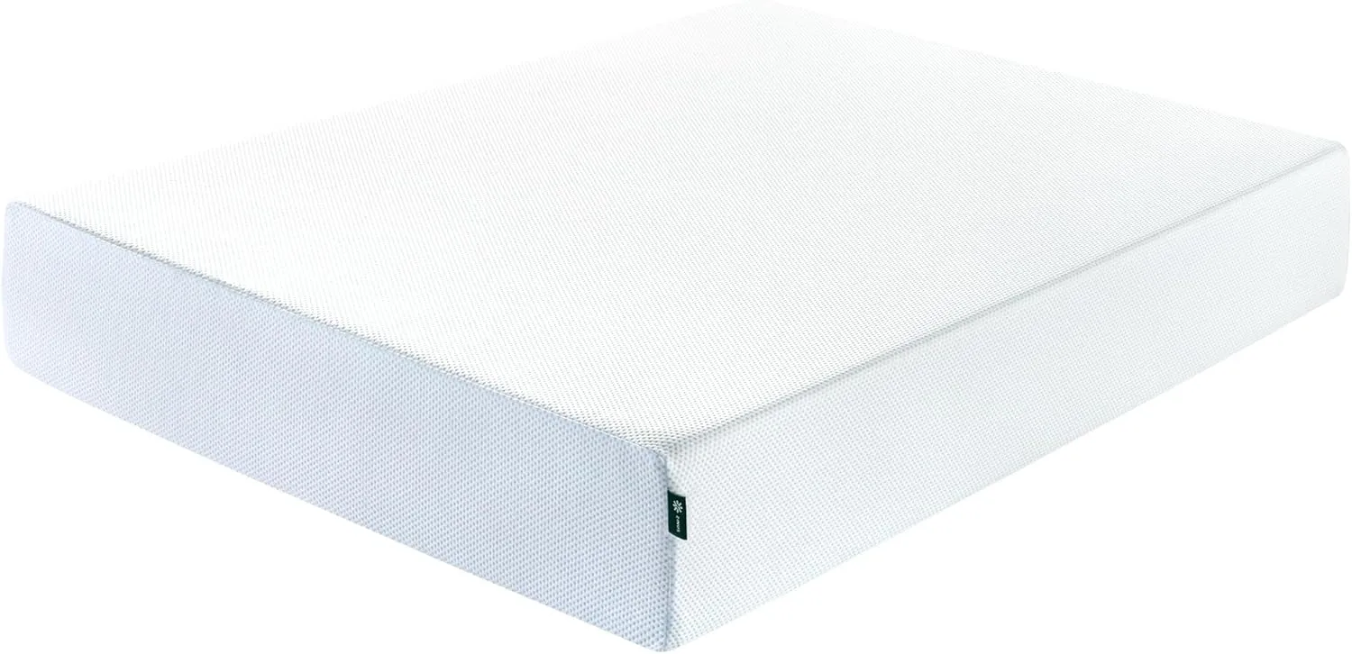 ZINUS 12 Inch Green Tea Cooling Memory Foam Mattress [New Version], Queen, Fiberglass Free, Medium Firmness, Cooling Gel Foam, Certified Safe Foams & Fabric, Mattress in A Box