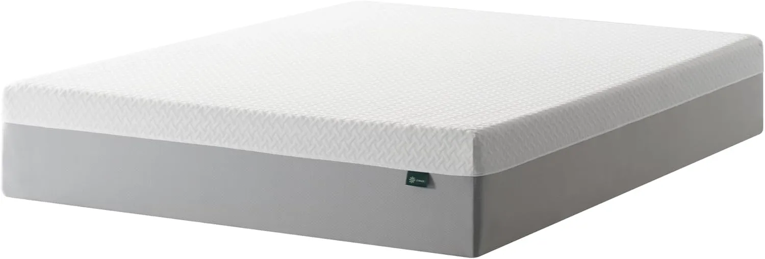 ZINUS 12 Inch Green Tea Essential Memory Foam Mattress [New Version], Queen, Fiberglass Free, Medium Feel, Breathable Airflow Memory Foam, Certified Safe Foams & Fabric, Mattress in A Box
