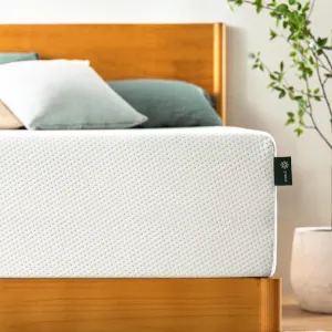 ZINUS 12 Inch Green Tea Memory Foam Mattress [New Version], King, Fiberglass free, Medium Firm Feel, Zoned Pressure Relief, Certified Safe Foams & Fabric, Mattress in A Box