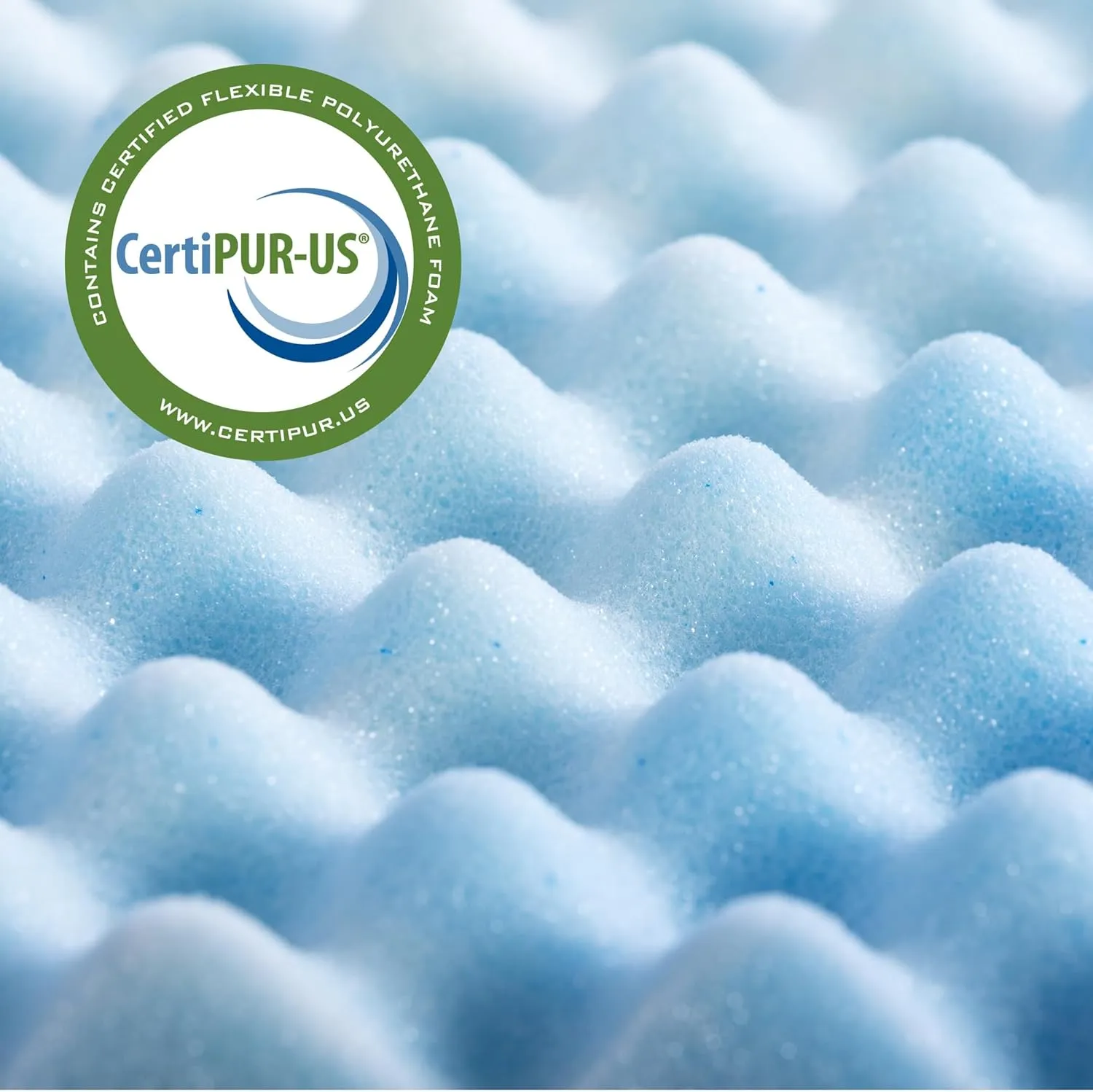 ZINUS 1.5 Inch Swirl Gel Cooling Memory Foam Mattress Topper, Smaller, More Convenient WonderBox Packaging, Cooling, Airflow Design, CertiPUR-US Certified, Full