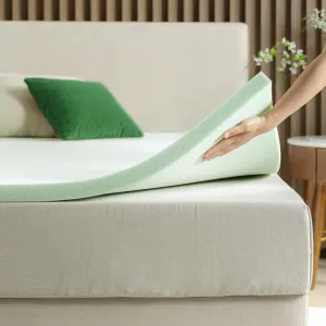 ZINUS 2 Inch Green Tea Memory Foam Mattress Topper, Smaller, More Convenient WonderBox Packaging, Pressure-Relieving Layers, CertiPUR-US Certified, Queen
