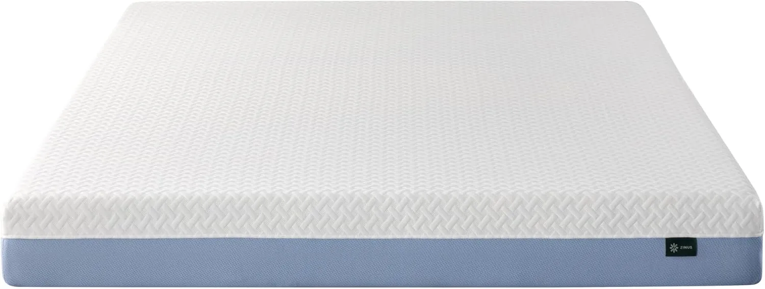 ZINUS 6 Inch Cooling Essential Memory Foam Mattress [New Version], Full, Fiberglass Free, Medium Feel, Cooling Airflow Memory Foam, Certified Safe Foams & Fabric, Mattress in A Box