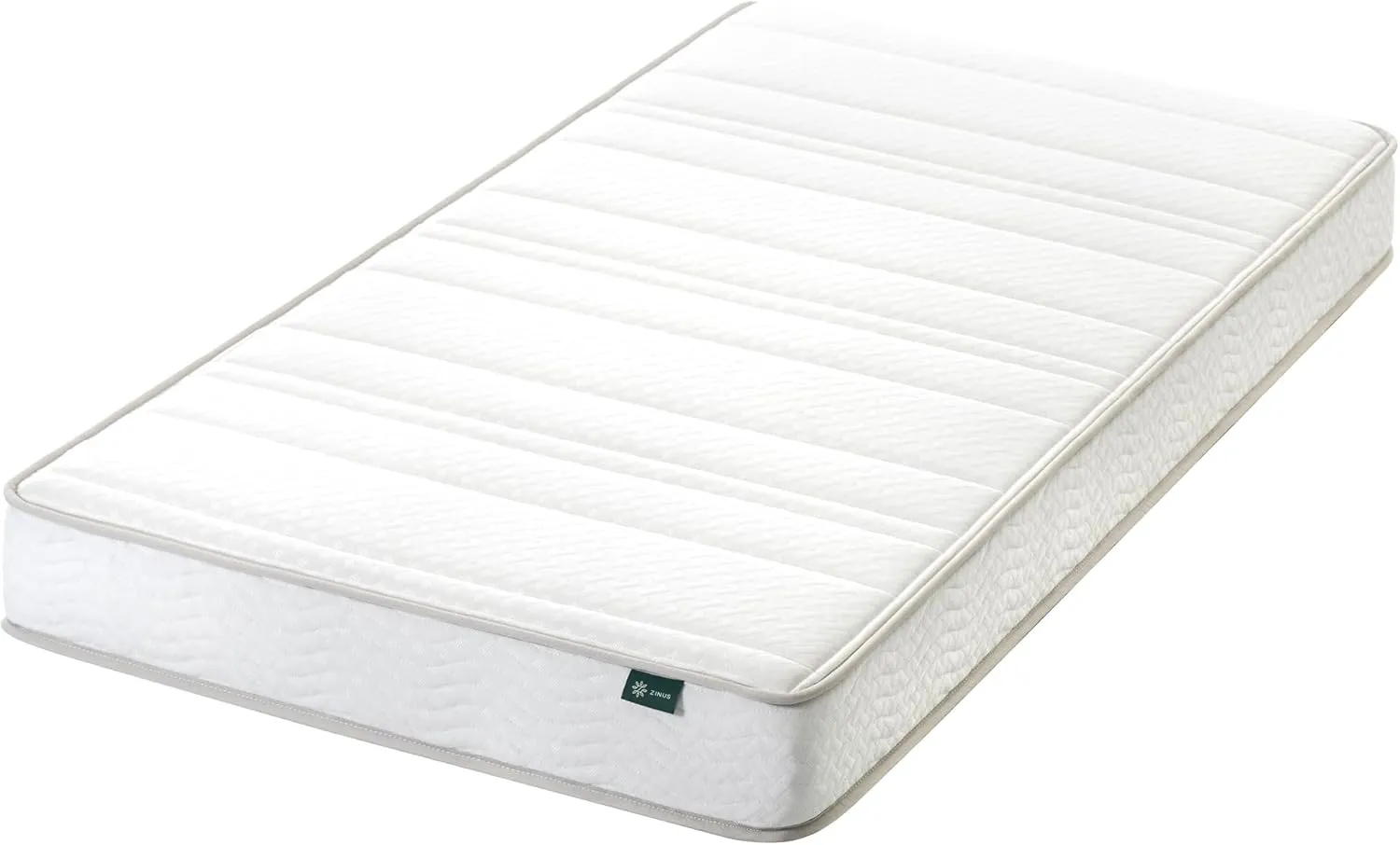 ZINUS 6 Inch Foam and Spring Hybrid Mattress, 2 Pack [New Version], Twin, Fiberglass Free, Bunk Bed Compatible, Durable Support, Certified Safe Foams & Fabric, Mattress in A Box