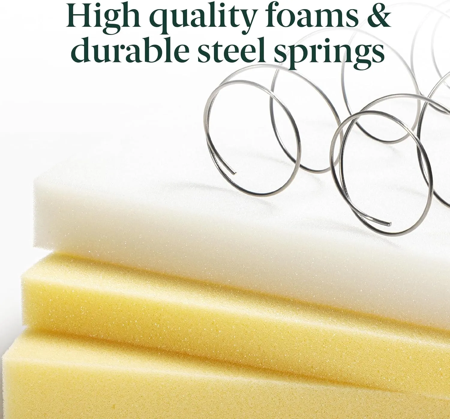 ZINUS 6 Inch Foam and Spring Hybrid Mattress, 2 Pack [New Version], Twin, Fiberglass Free, Bunk Bed Compatible, Durable Support, Certified Safe Foams & Fabric, Mattress in A Box