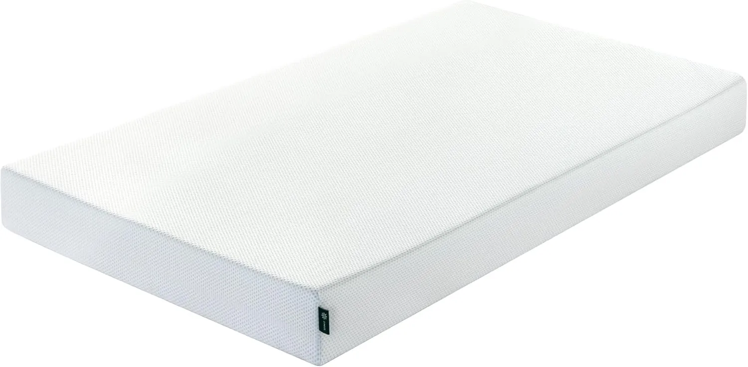 ZINUS 6 Inch Green Tea Cooling Memory Foam Mattress [New Version], Twin, Fiberglass Free, Medium Firmness, Cooling Gel Foam, Certified Safe Foams & Fabric, Mattress in A Box