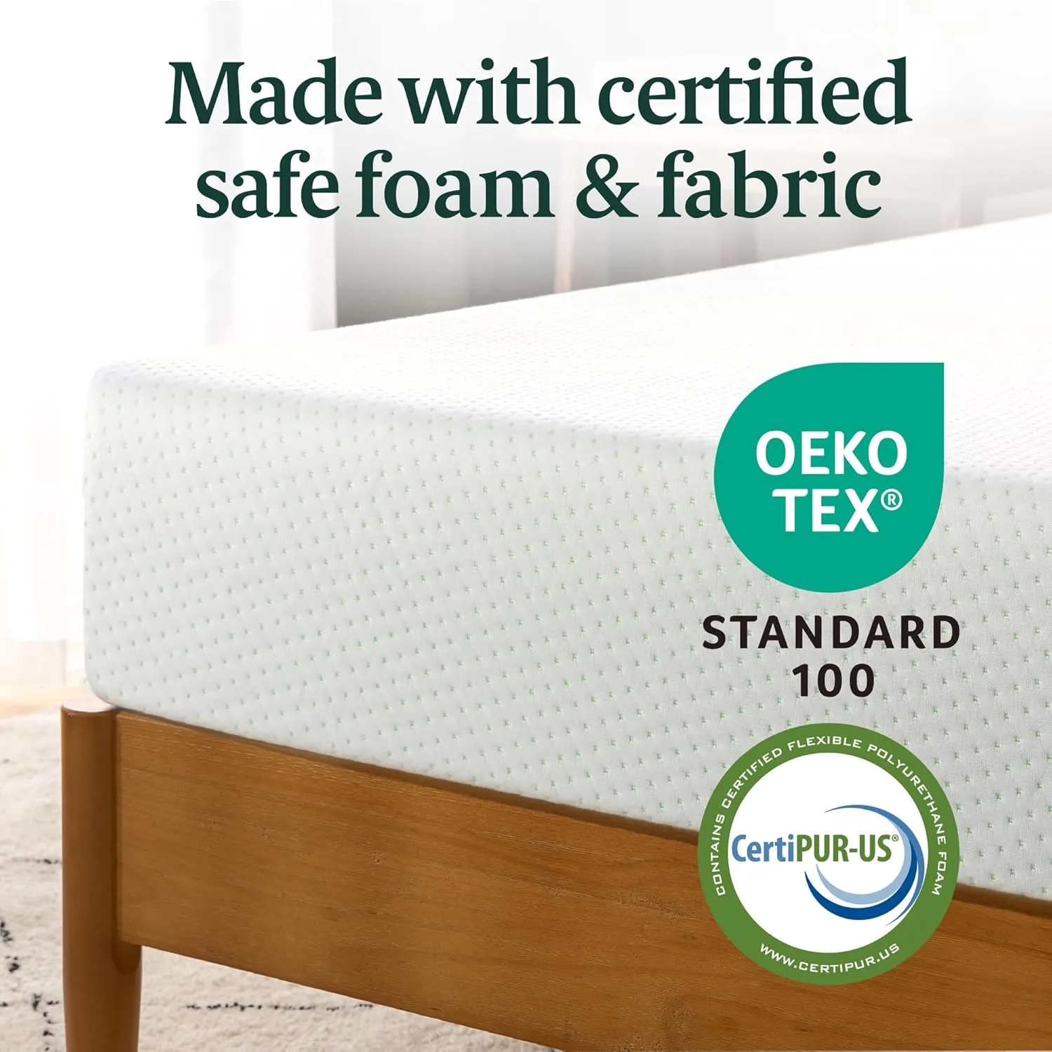 ZINUS 6 Inch Green Tea Memory Foam Mattress, 75” x 30” (Slim Fit), Trundle & Bunk Bed, Day Bed, RV Compatible, Medium Firm, Pressure Relief, Fiberglass Free, CertiPUR-US Certified, Mattress in a Box