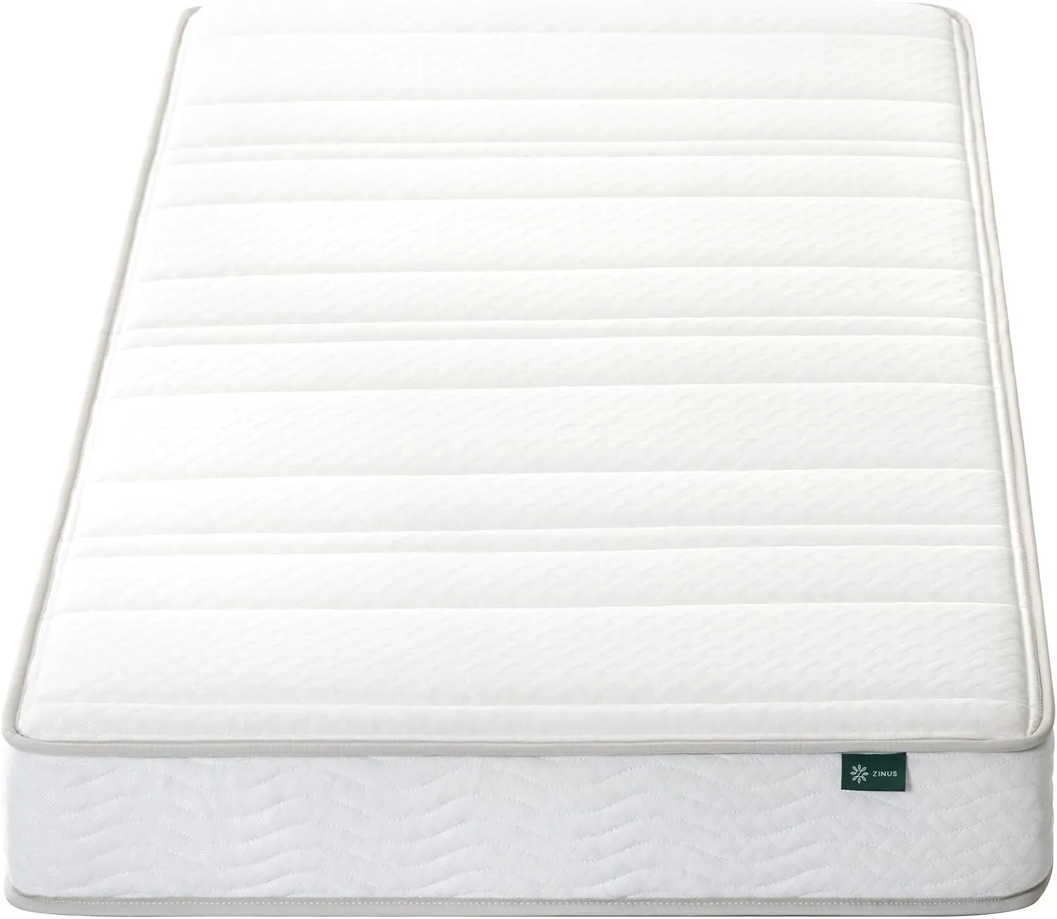 ZINUS 8 Inch Foam and Spring Hybrid Mattress [New Version], Twin, Fiberglass Free, Medium Firmness, Durable Support, Certified Safe Foams & Fabric, Mattress in A Box