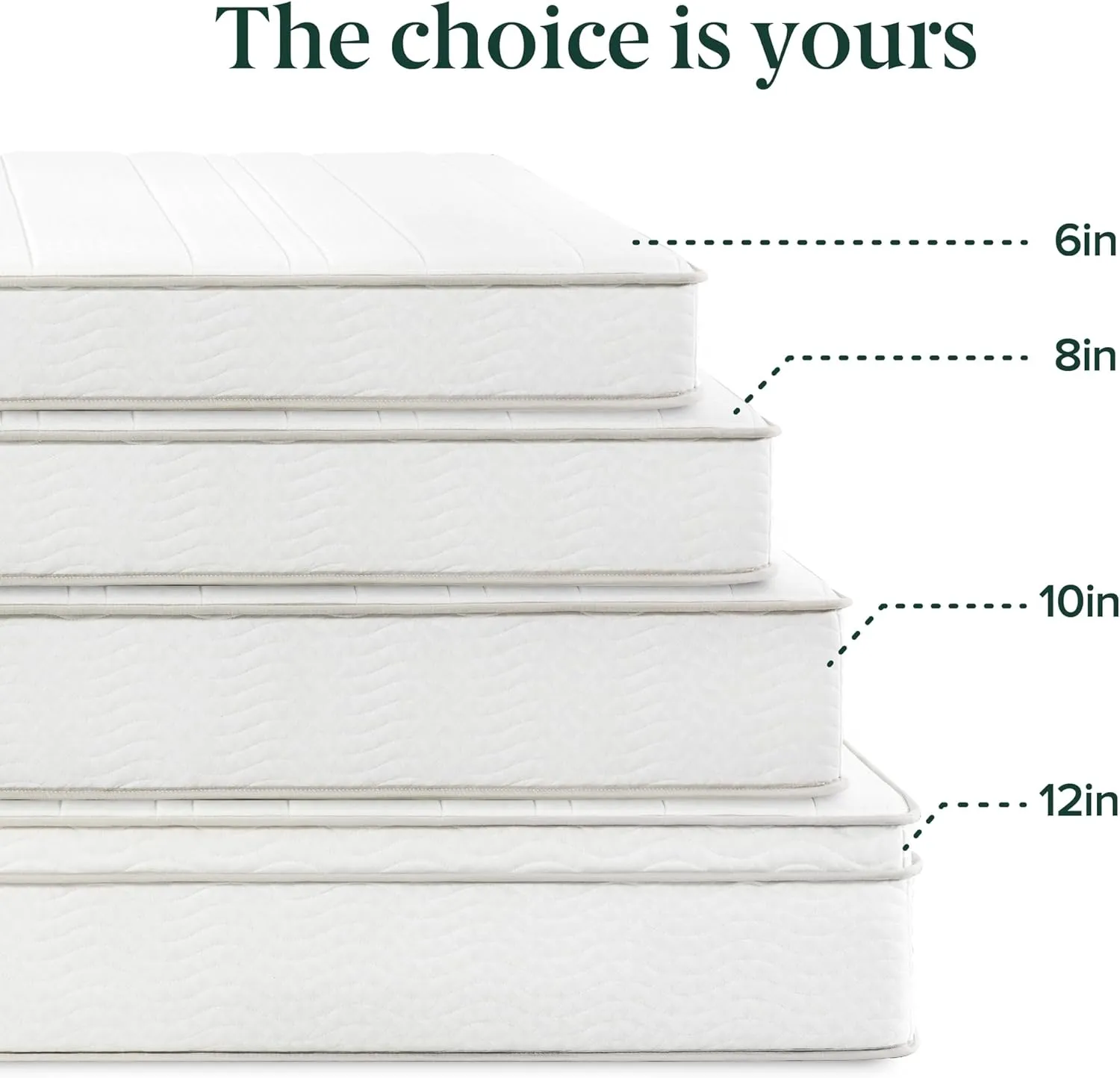 ZINUS 8 Inch Foam and Spring Hybrid Mattress [New Version], Twin, Fiberglass Free, Medium Firmness, Durable Support, Certified Safe Foams & Fabric, Mattress in A Box